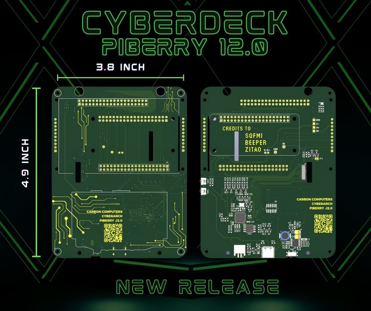 PiBerry 12.0 - Pi Zero 2W Handheld