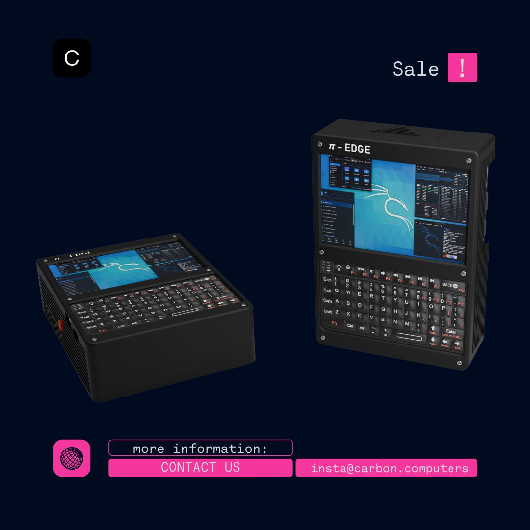 Pi-Edge - Panda - Kali & Windows Handheld - Carbon Computers