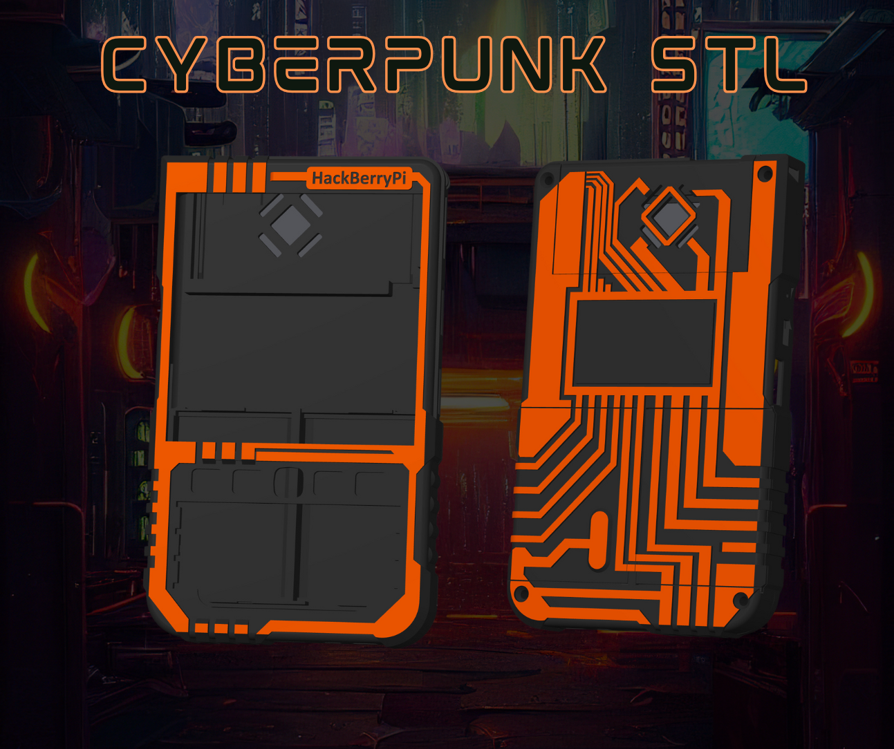 ZITAO HackBerryPi - Digital CyberPunk STL