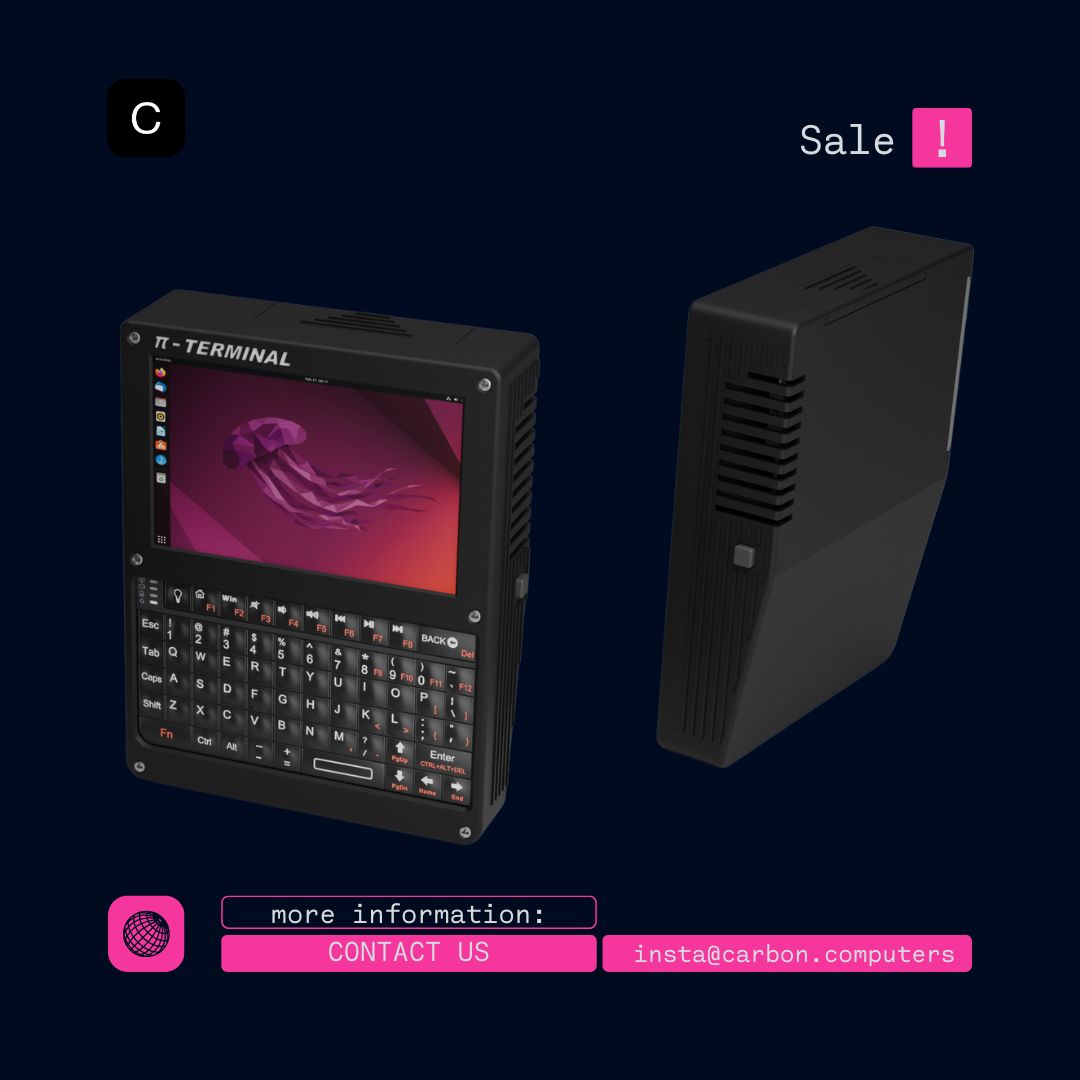 Pi-Edge - Panda - Kali & Windows Handheld - Carbon Computers