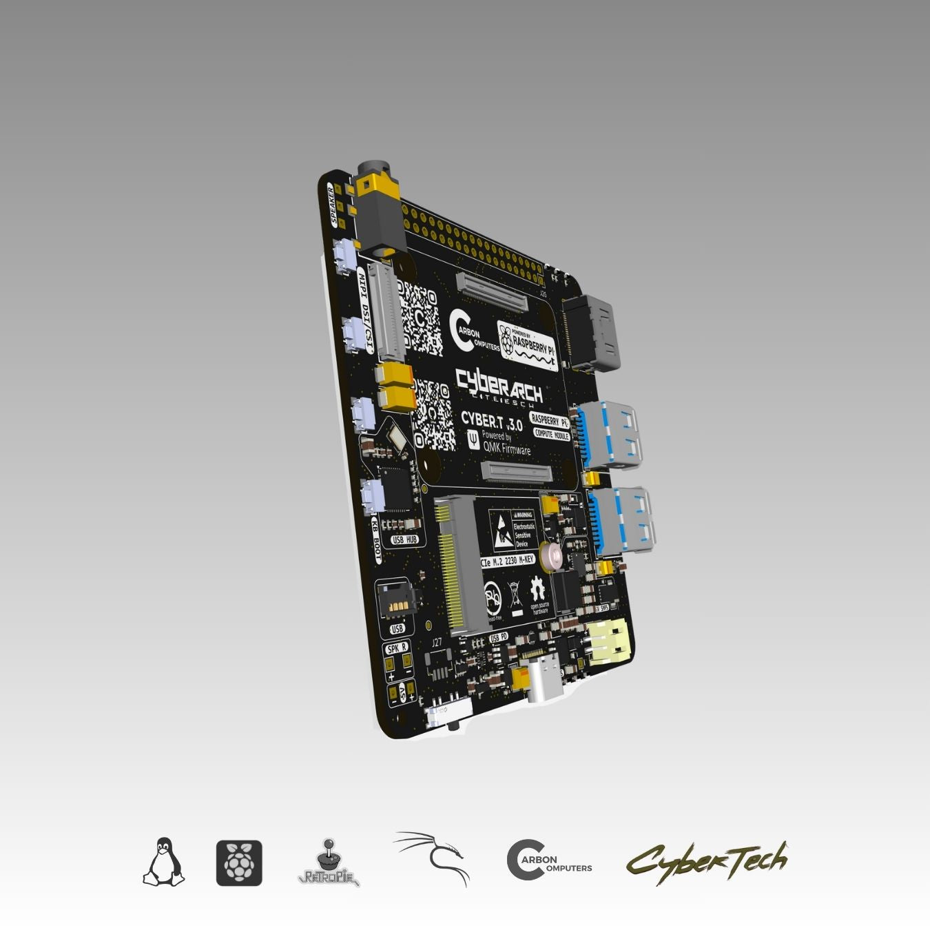 CM5 AIO Board – Compact Carrier with BMS