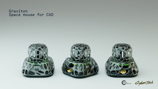 Graviton - DIY Organic Space Mouse for CAD - Carbon Computers