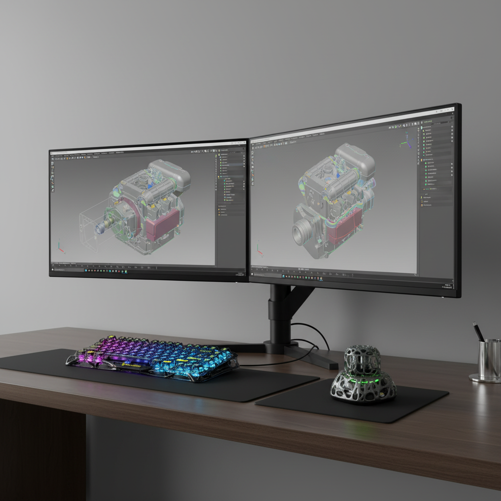 Graviton - DIY Organic Space Mouse for CAD - Carbon Computers