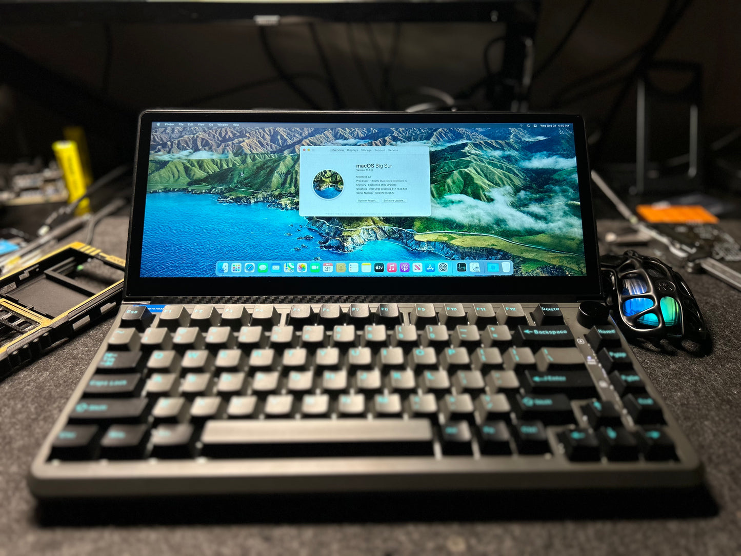 CyberDeck MK-III with MacOS, Windows - Dual Boot Kali & BlackArch - Carbon Computers
