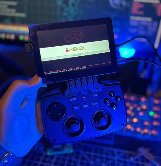 ARCL V - 5" Touch Display powered by RaspberryPi CM4 - Reversible Keyboard/Gamepad