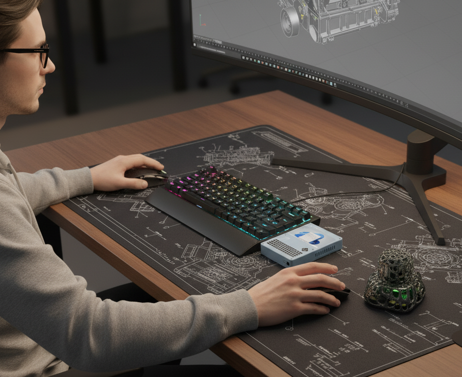 Graviton - DIY Organic Space Mouse for CAD - Carbon Computers