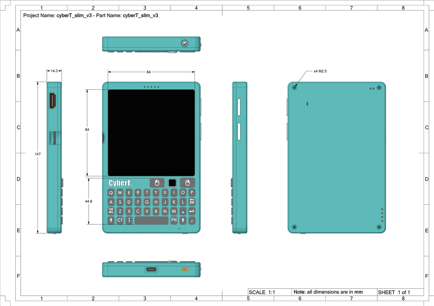 CyberT. - Raspberry Pi CM4 Terminal - Beta - Carbon Computers