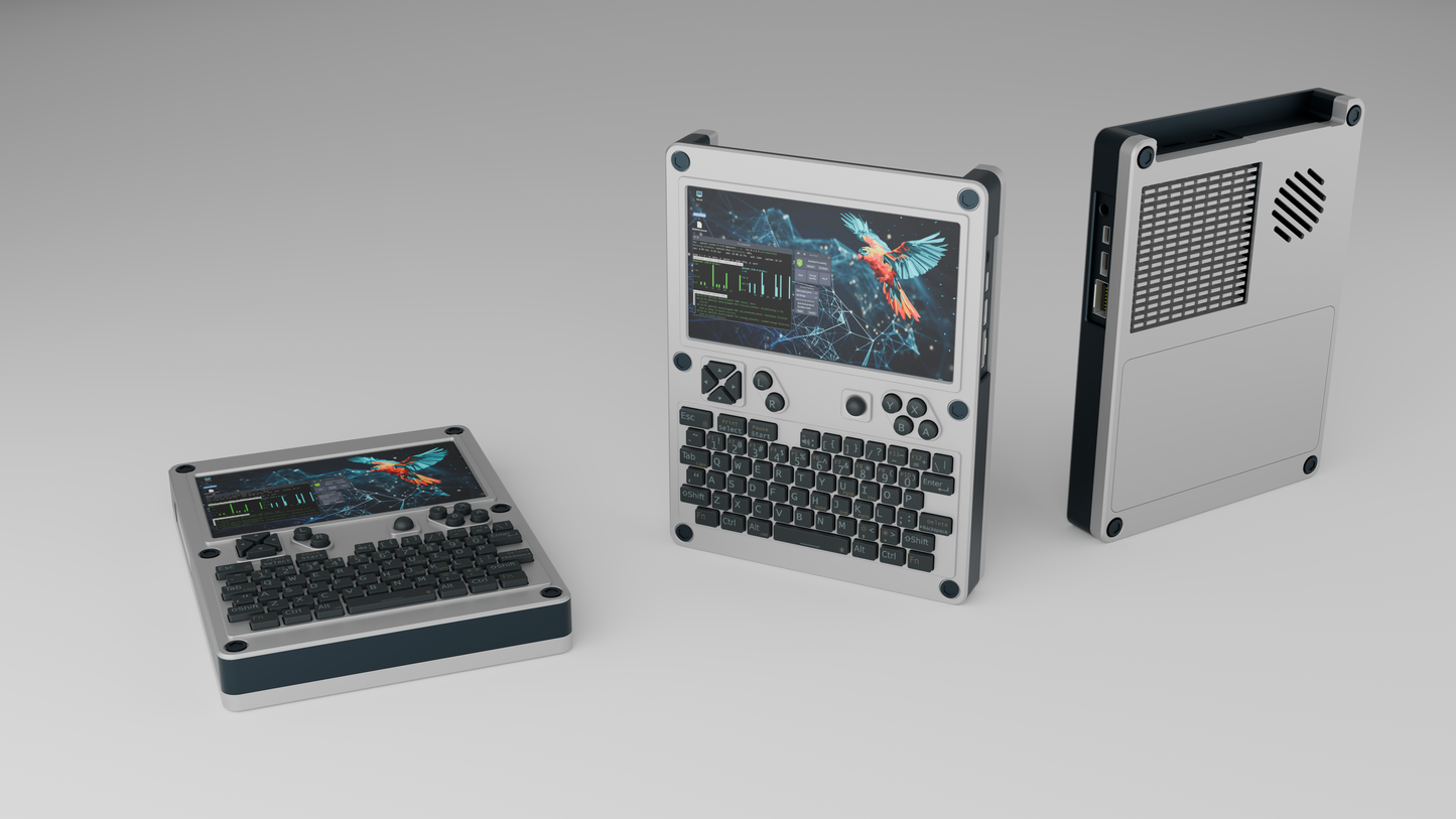 uConsole Sleek Back with Built in Fan by CarbonComputers